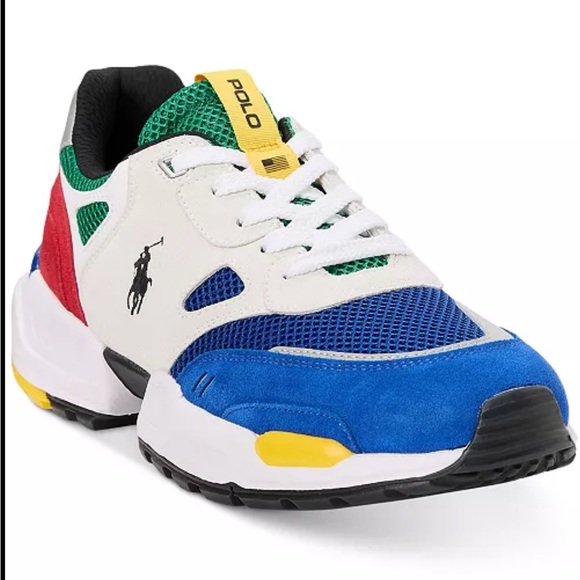 Men’s Polo Ralph Lauren Colorblock Sneakers - Picture 7 of 9